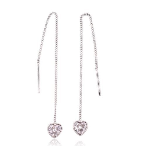Silver earrings with Zirkons