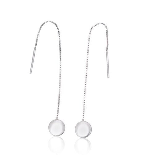 Silver earrings