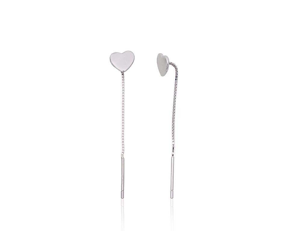 Silver earrings