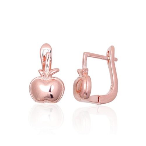 Silver earrings with 'english' lock