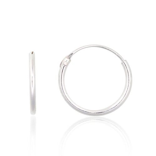 Silver earrings-rings