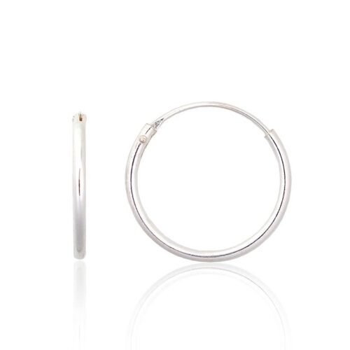 Silver earrings-rings