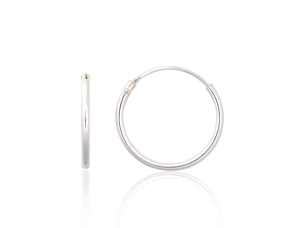 Silver earrings-rings
