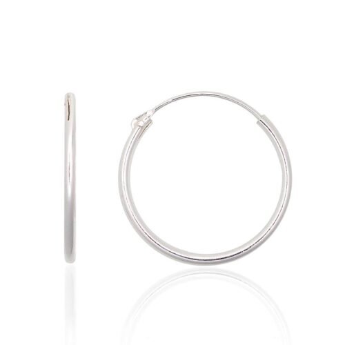 Silver earrings-rings