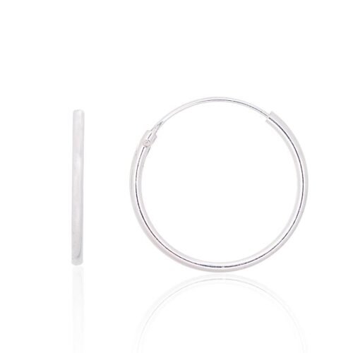 Silver earrings-rings