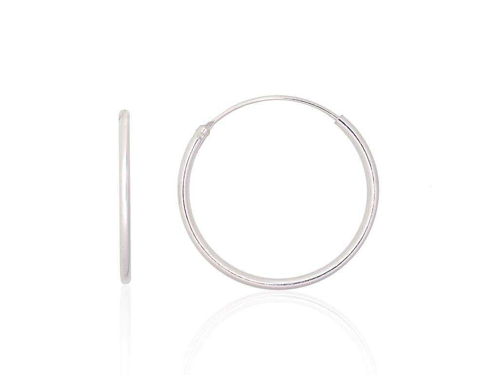 Silver earrings-rings