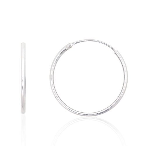 Silver earrings-rings