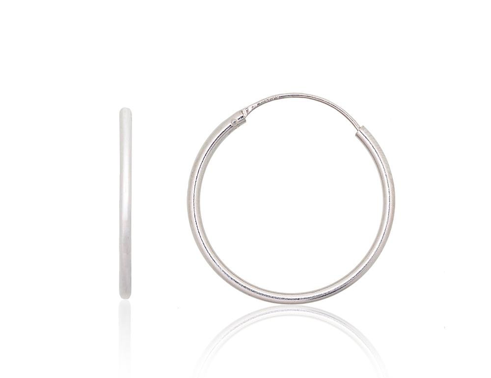 Silver earrings-rings