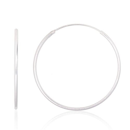 Silver earrings-rings