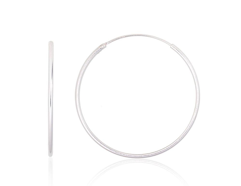 Silver earrings-rings