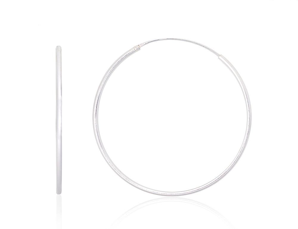 Silver earrings-rings