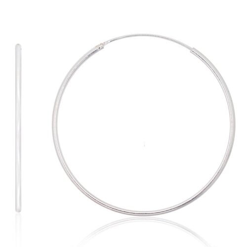 Silver earrings-rings
