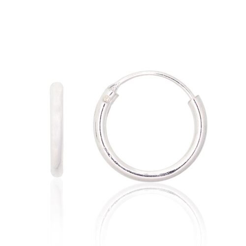 Silver earrings-rings