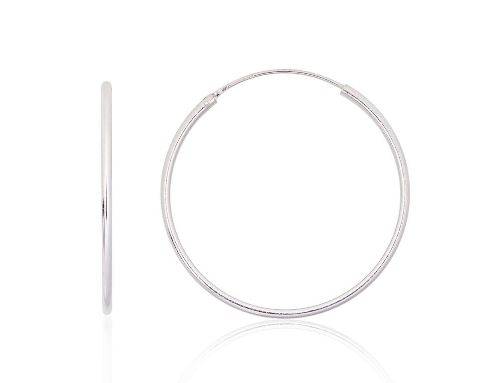 Silver earrings-rings