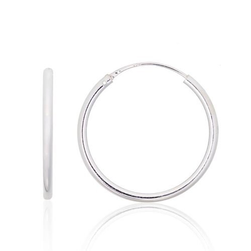 Silver earrings-rings
