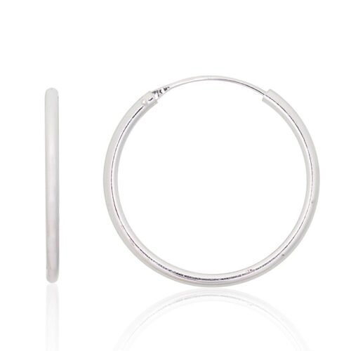 Silver earrings-rings