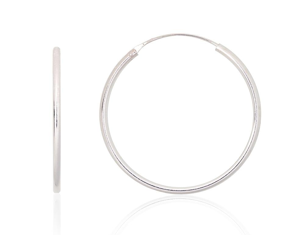 Silver earrings-rings