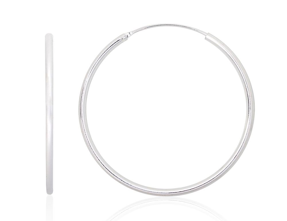 Silver earrings-rings