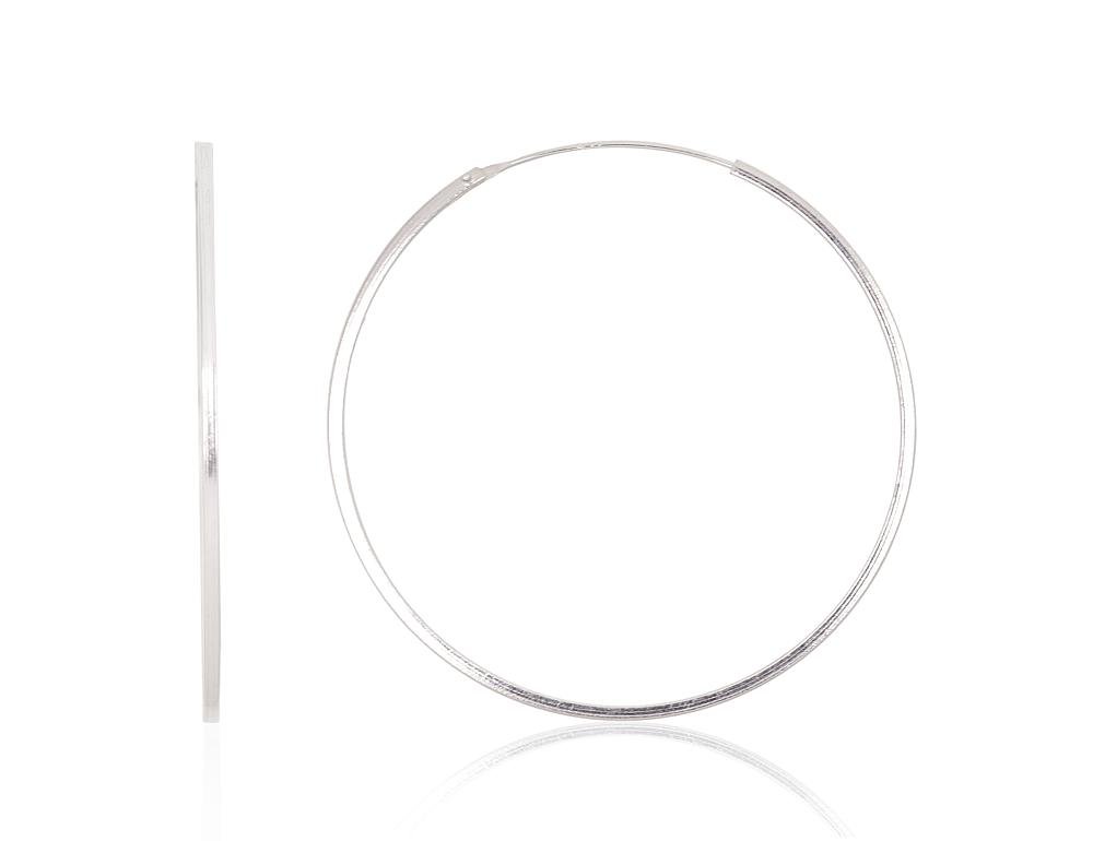 Silver earrings-rings