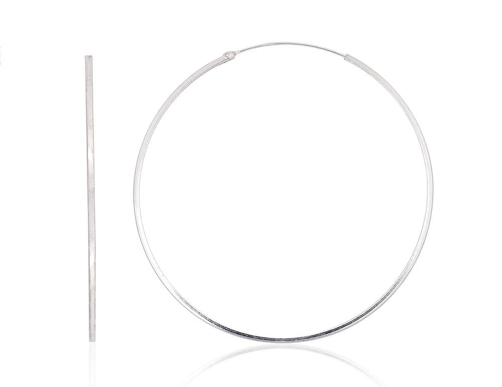 Silver earrings-rings