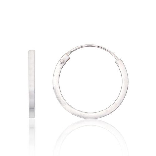 Silver earrings-rings