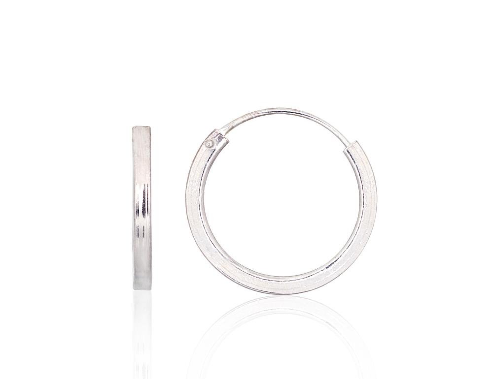 Silver earrings-rings