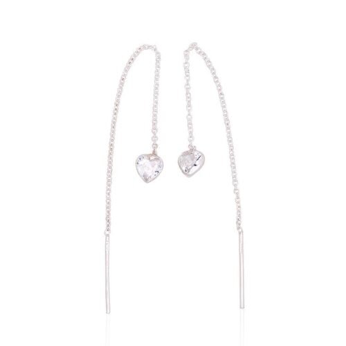 Silver earrings with Zirkons