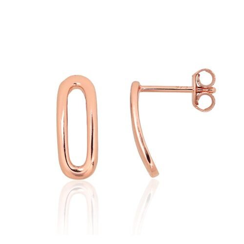 Silver stud earrings