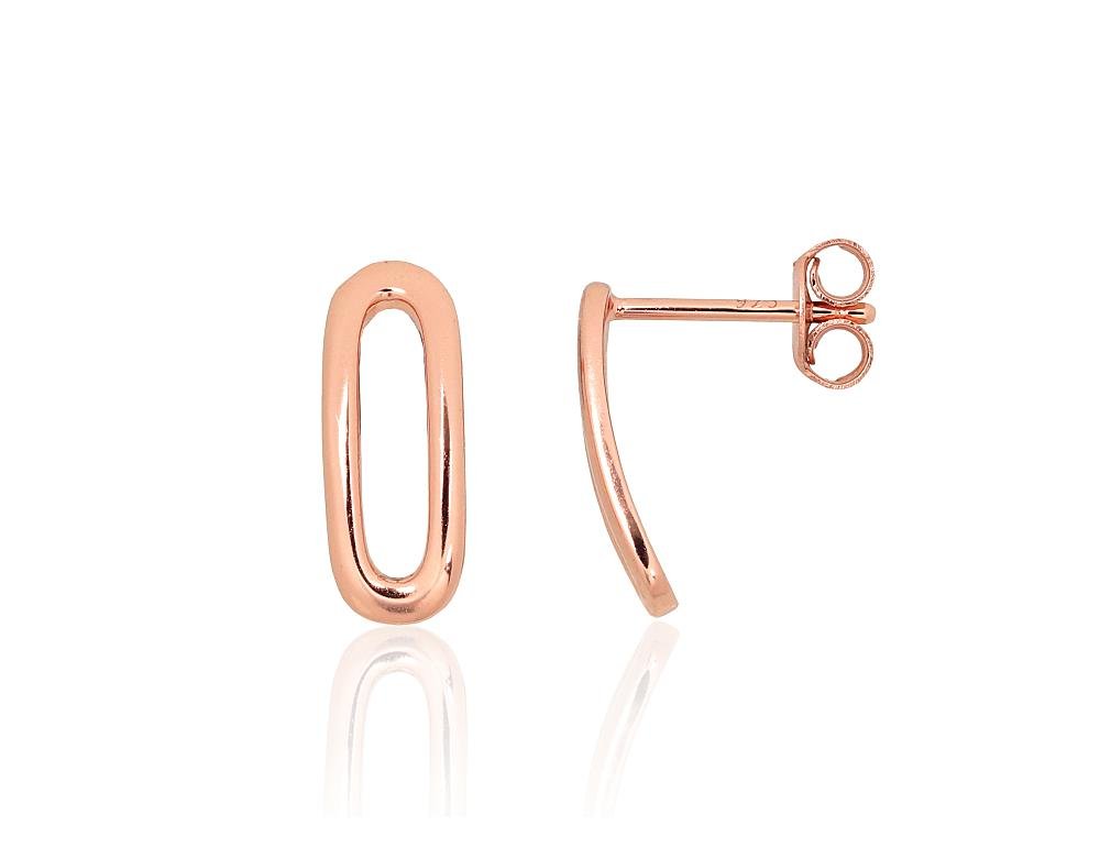 Silver stud earrings