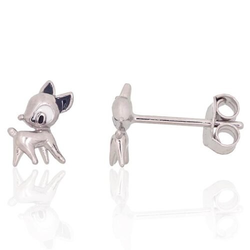 Silver stud earrings with Jewelery enamel