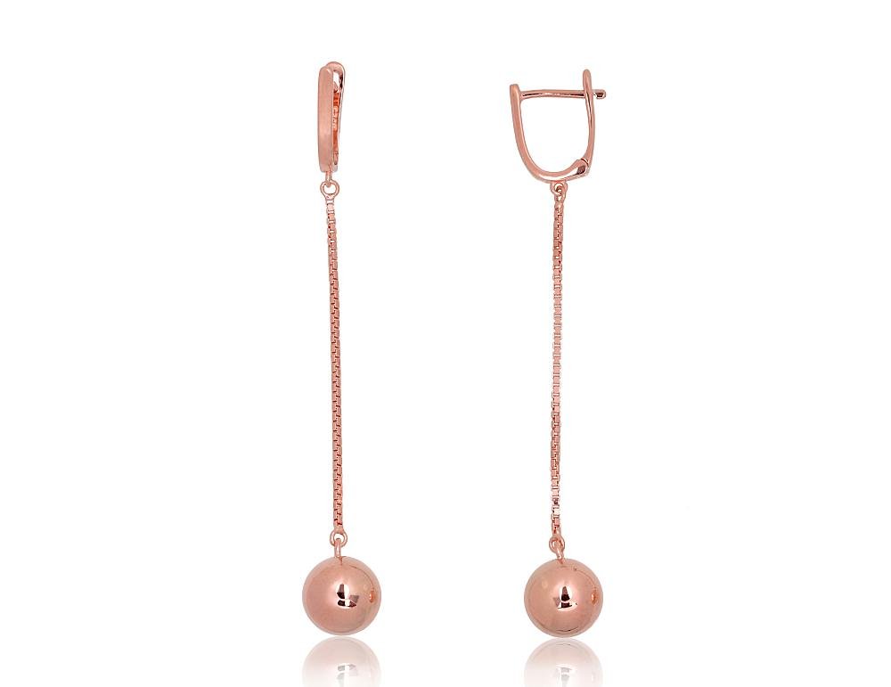 Silver earrings with 'english' lock
