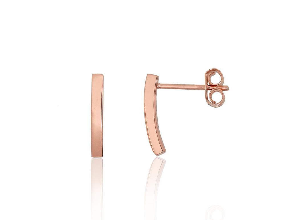 Silver stud earrings