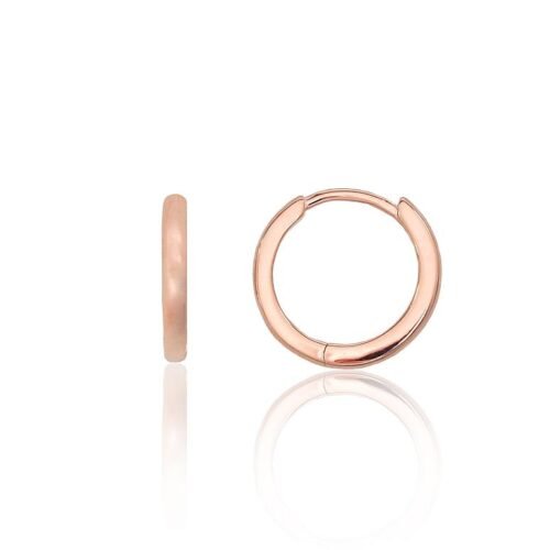 Silver hoop earrings