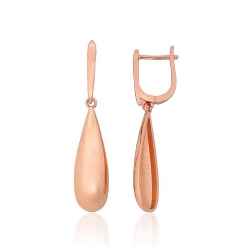 Silver earrings with 'english' lock