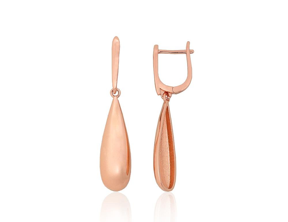 Silver earrings with 'english' lock