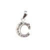 Silver pendant with Crystals