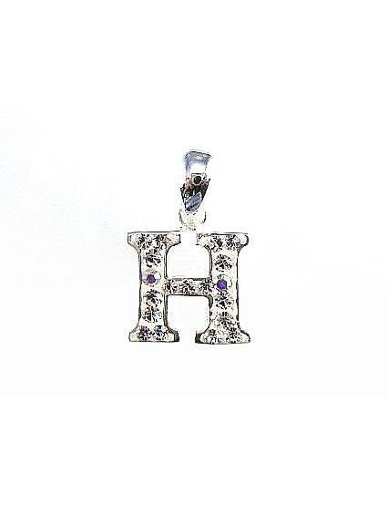 Silver pendant with Crystals