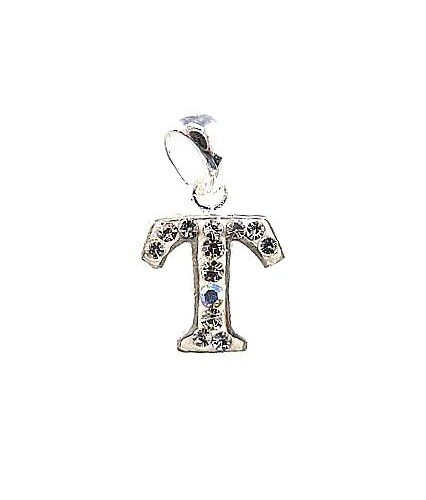 Silver pendant with Crystals