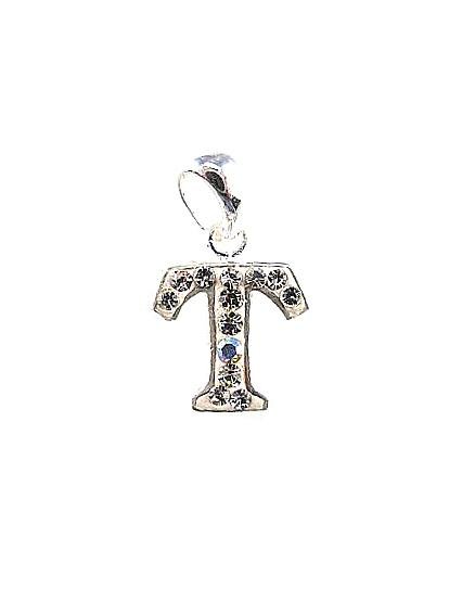 Silver pendant with Crystals
