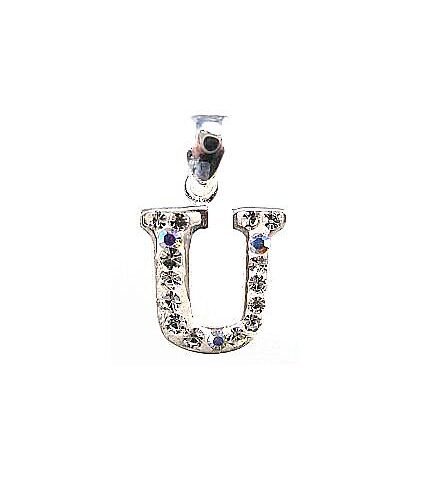Silver pendant with Crystals