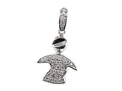 Silver pendant with Zirkons
