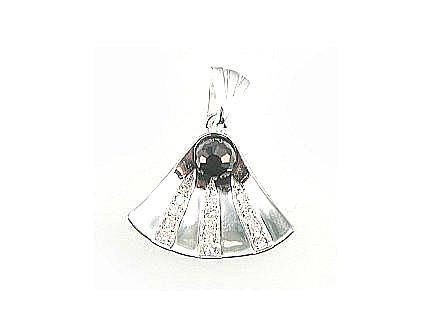 Silver pendant with Zirkons