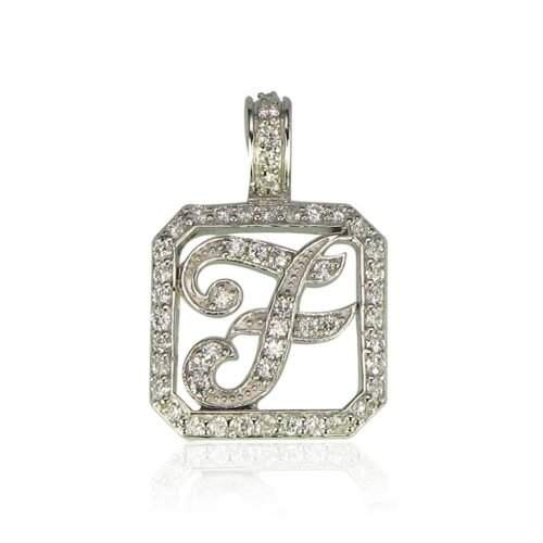 Silver pendant with Zirkons