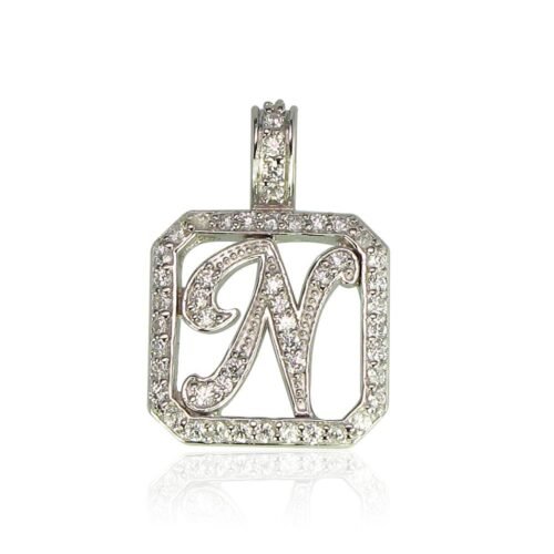 Silver pendant with Zirkons