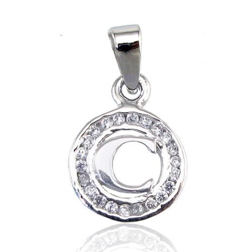 Silver pendant with Zirkons