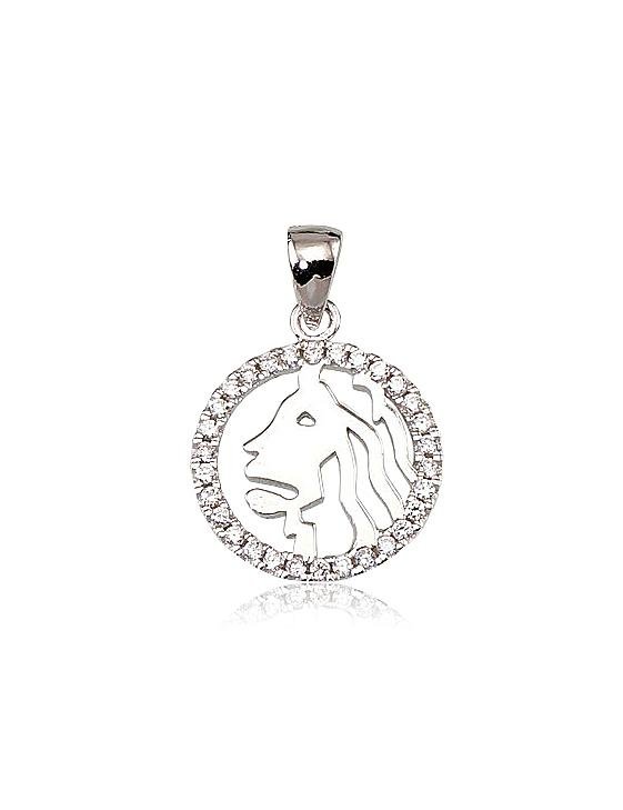 Silver pendant with Zirkons