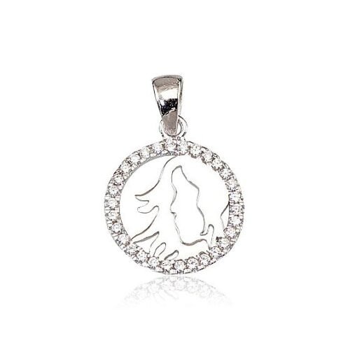 Silver pendant with Zirkons