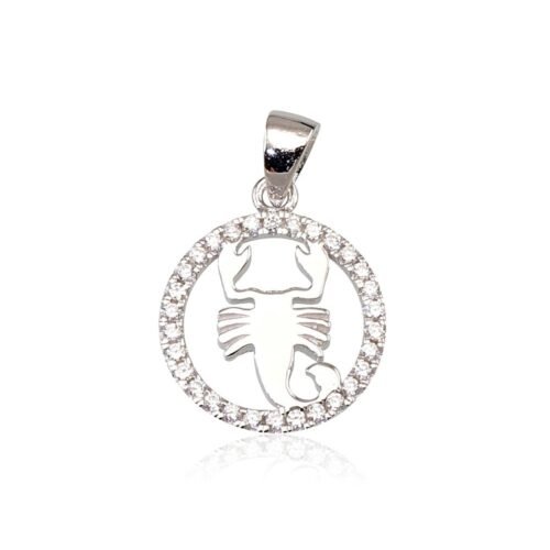 Silver pendant with Zirkons