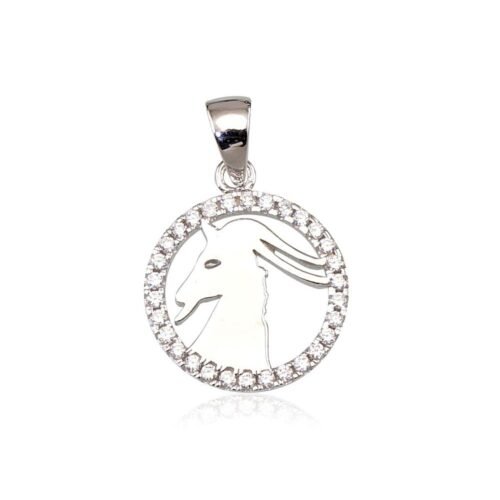 Silver pendant with Zirkons