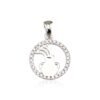 Silver pendant with Zirkons